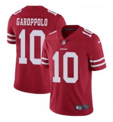 Mens Nike San Francisco 49ers 10 Jimmy Garoppolo Red Team Color Vapor Untouchable Limited Player NFL Jersey Mens Nike San Francisco 49ers 10 Jimmy Garoppolo Red Team Color Vapor Untouchable Limited Player NFL Jersey