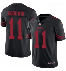 Mens Nike San Francisco 49ers 11 Marquise Goodwin Limited Black Rush Vapor Untouchable NFL Jersey Mens Nike San Francisco 49ers 11 Marquise Goodwin Limited Black Rush Vapor Untouchable NFL Jersey