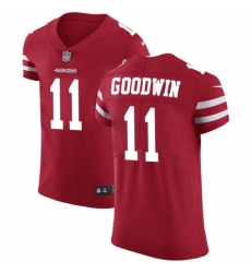 Mens Nike San Francisco 49ers 11 Marquise Goodwin Red Team Color Vapor Untouchable Elite Player NFL Jersey Mens Nike San Francisco 49ers 11 Marquise Goodwin Red Team Color Vapor Untouchable Elite Player NFL Jersey