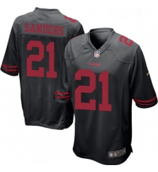 Mens Nike San Francisco 49ers 21 Deion Sanders Game Black NFL Jersey Mens Nike San Francisco 49ers 21 Deion Sanders Game Black NFL Jersey