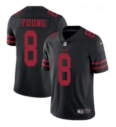 Mens Nike San Francisco 49ers 8 Steve Young Black Vapor Untouchable Limited Player NFL Jersey Mens Nike San Francisco 49ers 8 Steve Young Black Vapor Untouchable Limited Player NFL Jersey