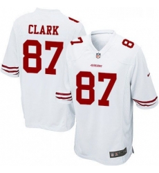 Mens Nike San Francisco 49ers 87 Dwight Clark Game White NFL Jersey Mens Nike San Francisco 49ers 87 Dwight Clark Game White NFL Jersey