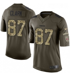 Mens Nike San Francisco 49ers 87 Dwight Clark Limited Green Salute to Service NFL Jersey Mens Nike San Francisco 49ers 87 Dwight Clark Limited Green Salute to Service NFL Jersey