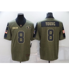 Men's Nike San Francisco 49ers Steve Young #8 2021 Salute To Service Limited Jersey Men's Nike San Francisco 49ers Steve Young #8 2021 Salute To Service Limited Jersey