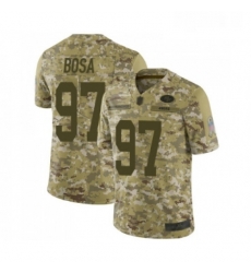 Mens San Francisco 49ers 97 Nick Bosa Limited Camo 2018 Salute to Service Football Jersey Mens San Francisco 49ers 97 Nick Bosa Limited Camo 2018 Salute to Service Football Jersey