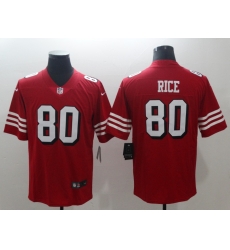 Men's San Francisco 49ers Jerry Rice 80 Red Nike Scarlet Player Limited Jersey Men's San Francisco 49ers Jerry Rice 80 Red Nike Scarlet Player Limited Jersey