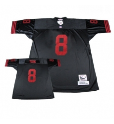 Mitchell and Ness San Francisco 49ers 8 Steve Young Authentic Black Throwback NFL Jersey Mitchell and Ness San Francisco 49ers 8 Steve Young Authentic Black Throwback NFL Jersey