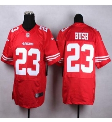 New San Francisco 49ers #23 Reggie Bush Red Team Color Men Stitched NFL Elite Jersey New San Francisco 49ers #23 Reggie Bush Red Team Color Men Stitched NFL Elite Jersey