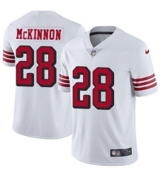 Nike 49ers #28 Jerick McKinnon White Rush Mens Stitched NFL Vapor Untouchable Limited Jersey Nike 49ers #28 Jerick McKinnon White Rush Mens Stitched NFL Vapor Untouchable Limited Jersey