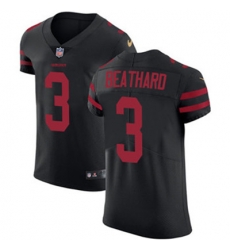 Nike 49ers #3 C J Beathard Black Alternate Mens Stitched NFL Vapor Untouchable Elite Jersey Nike 49ers #3 C J Beathard Black Alternate Mens Stitched NFL Vapor Untouchable Elite Jersey