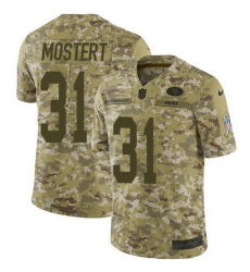 Nike 49ers 31 Raheem Mostert Camo Men Stitched NFL Limited 2018 Salute To Service Jersey Nike 49ers 31 Raheem Mostert Camo Men Stitched NFL Limited 2018 Salute To Service Jersey