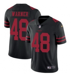 Nike 49ers #48 Fred Warner Black Alternate Mens Stitched NFL Vapor Untouchable Limited Jersey Nike 49ers #48 Fred Warner Black Alternate Mens Stitched NFL Vapor Untouchable Limited Jersey
