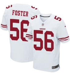 Nike 49ers #56 Reuben Foster White Mens Stitched NFL Elite Jersey Nike 49ers #56 Reuben Foster White Mens Stitched NFL Elite Jersey