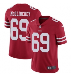 Nike 49ers #69 Mike McGlinchey Red Team Color Mens Stitched NFL Vapor Untouchable Limited Jersey Nike 49ers #69 Mike McGlinchey Red Team Color Mens Stitched NFL Vapor Untouchable Limited Jersey