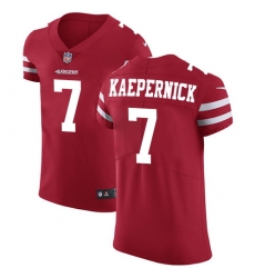 Nike 49ers #7 Colin Kaepernick Red Team Color Mens Stitched NFL Vapor Untouchable Elite Jersey Nike 49ers #7 Colin Kaepernick Red Team Color Mens Stitched NFL Vapor Untouchable Elite Jersey