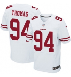 Nike 49ers #94 Solomon Thomas White Mens Stitched NFL Elite Jersey Nike 49ers #94 Solomon Thomas White Mens Stitched NFL Elite Jersey