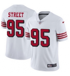 Nike 49ers #95 Kentavius Street White Rush Mens Stitched NFL Vapor Untouchable Limited Jersey Nike 49ers #95 Kentavius Street White Rush Mens Stitched NFL Vapor Untouchable Limited Jersey