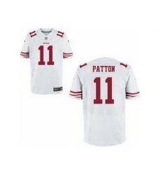 Nike San Francisco 49ers 11 Quinton Patton White Elite NFL Jersey Nike San Francisco 49ers 11 Quinton Patton White Elite NFL Jersey