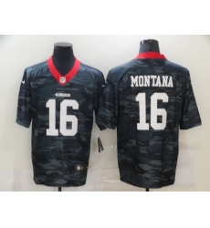 Nike San Francisco 49ers 16 Joe Montana Black Camo Limited Jersey Nike San Francisco 49ers 16 Joe Montana Black Camo Limited Jersey