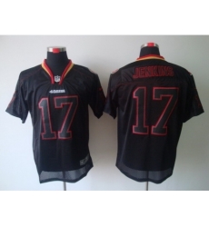 Nike San Francisco 49ers 17 A.J. Jenkins Black Elite Lights Out NFL Jersey Nike San Francisco 49ers 17 A.J. Jenkins Black Elite Lights Out NFL Jersey