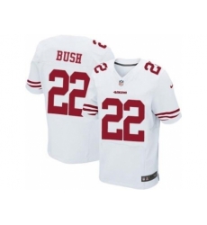 Nike San Francisco 49ers 22 Reggie Bush White Elite NFL Jersey Nike San Francisco 49ers 22 Reggie Bush White Elite NFL Jersey
