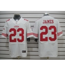 Nike San Francisco 49ers 23 LaMichael James White Elite NFL Jersey Nike San Francisco 49ers 23 LaMichael James White Elite NFL Jersey