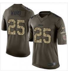 Nike San Francisco 49ers #25 Jimmie Ward Green Men 27s Stitched NFL Limited Salute to Service Jersey Nike San Francisco 49ers #25 Jimmie Ward Green Men 27s Stitched NFL Limited Salute to Service Jersey