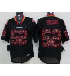 Nike San Francisco 49ers 52 Patrick Willis Black Elite Lights Out Fashion NFL Jersey Nike San Francisco 49ers 52 Patrick Willis Black Elite Lights Out Fashion NFL Jersey