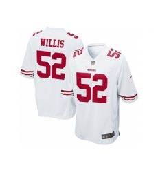 Nike San Francisco 49ers 52 Patrick Willis White Game NFL Jersey Nike San Francisco 49ers 52 Patrick Willis White Game NFL Jersey
