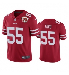 Nike San Francisco 49ers 55 Dee Ford Red Men 75th Anniversary Stitched NFL Vapor Untouchable Limited Jersey Nike San Francisco 49ers 55 Dee Ford Red Men 75th Anniversary Stitched NFL Vapor Untouchable Limited Jersey