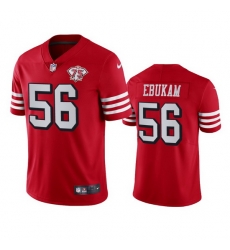 Nike San Francisco 49ers 56 Samson Ebukam Red Rush Men 75th Anniversary Stitched NFL Vapor Untouchable Limited Jersey Nike San Francisco 49ers 56 Samson Ebukam Red Rush Men 75th Anniversary Stitched NFL Vapor Untouchable Limited Jersey