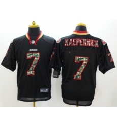 Nike San Francisco 49ers 7 Colin Kaepernick Black Elite Camo Fashion NFL Jersey Nike San Francisco 49ers 7 Colin Kaepernick Black Elite Camo Fashion NFL Jersey