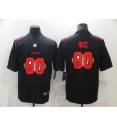 Nike San Francisco 49ers 80 Jerry Rice Black Shadow Logo Limited Jersey Nike San Francisco 49ers 80 Jerry Rice Black Shadow Logo Limited Jersey