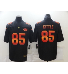 Nike San Francisco 49ers 85 George Kittle Black Colorful Fashion Limited Jersey Nike San Francisco 49ers 85 George Kittle Black Colorful Fashion Limited Jersey
