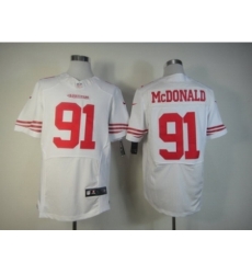 Nike San Francisco 49ers 91 Ray McDonald White Elite NFL Jersey Nike San Francisco 49ers 91 Ray McDonald White Elite NFL Jersey