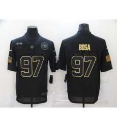 Nike San Francisco 49ers 97 Nick Bosa Black 2020 Salute To Service Limited Jersey Nike San Francisco 49ers 97 Nick Bosa Black 2020 Salute To Service Limited Jersey