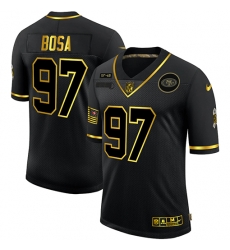 Nike San Francisco 49ers 97 Nick Bosa Black Gold 2020 Salute To Service Limited Jersey Nike San Francisco 49ers 97 Nick Bosa Black Gold 2020 Salute To Service Limited Jersey