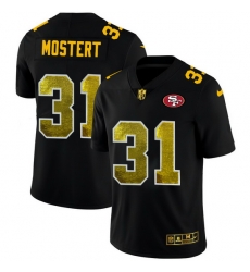 San Francisco 49ers 31 Raheem Mostert Men Black Nike Golden Sequin Vapor Limited NFL Jersey San Francisco 49ers 31 Raheem Mostert Men Black Nike Golden Sequin Vapor Limited NFL Jersey
