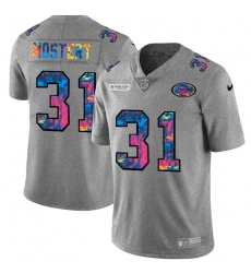 San Francisco 49ers 31 Raheem Mostert Men Nike Multi Color 2020 NFL Crucial Catch NFL Jersey Greyheather San Francisco 49ers 31 Raheem Mostert Men Nike Multi Color 2020 NFL Crucial Catch NFL Jersey Greyheather
