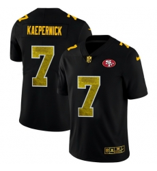 San Francisco 49ers 7 Colin Kaepernick Men Black Nike Golden Sequin Vapor Limited NFL Jersey San Francisco 49ers 7 Colin Kaepernick Men Black Nike Golden Sequin Vapor Limited NFL Jersey