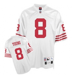 San Francisco 49ers 8 Steve Young Premier White Throwback Jersey San Francisco 49ers 8 Steve Young Premier White Throwback Jersey