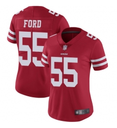 49ers 55 Dee Ford Red Team Color Womens Stitched Football Vapor Untouchable Limited Jersey 49ers 55 Dee Ford Red Team Color Womens Stitched Football Vapor Untouchable Limited Jersey