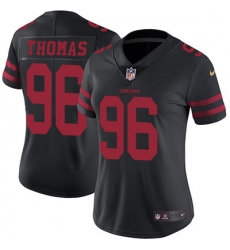 Nike 49ers #96 Solomon Thomas Black Alternate Womens Stitched NFL Vapor Untouchable Limited Jersey Nike 49ers #96 Solomon Thomas Black Alternate Womens Stitched NFL Vapor Untouchable Limited Jersey