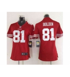 Nike Women San francisco 49ers #81 boldin red jerseys Nike Women San francisco 49ers #81 boldin red jerseys