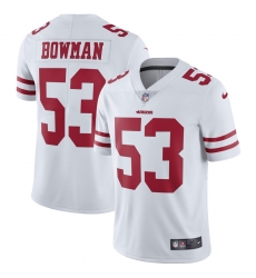 Women 49ers #53 NaVorro Bowman White Vapor Untouchable Limited Player NFL Jersey Women 49ers #53 NaVorro Bowman White Vapor Untouchable Limited Player NFL Jersey