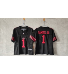 Women San Francisco 49ers 1 Deebo Samuel Sr Black F U S E Vapor Untouchable Stitched Jersey Women San Francisco 49ers 1 Deebo Samuel Sr Black F U S E Vapor Untouchable Stitched Jersey