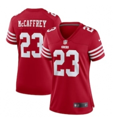 Women San Francisco 49ers Christian McCaffrey Nike Red Vapor Untouchable Stitched Jersey Women San Francisco 49ers Christian McCaffrey Nike Red Vapor Untouchable Stitched Jersey