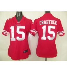 Womens Nike San Francisco 49ers 15# Crabtree Authentic Jersey Womens Nike San Francisco 49ers 15# Crabtree Authentic Jersey