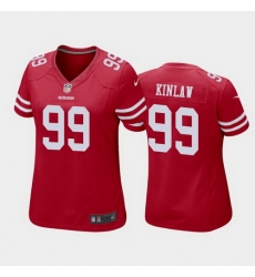 women javon kinlaw san francisco 49ers scarlet game jersey women javon kinlaw san francisco 49ers scarlet game jersey