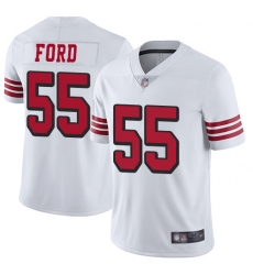 49ers 55 Dee Ford White Rush Youth Stitched Football Vapor Untouchable Limited Jersey 49ers 55 Dee Ford White Rush Youth Stitched Football Vapor Untouchable Limited Jersey